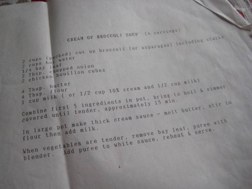 Broccoli Soup Recipe