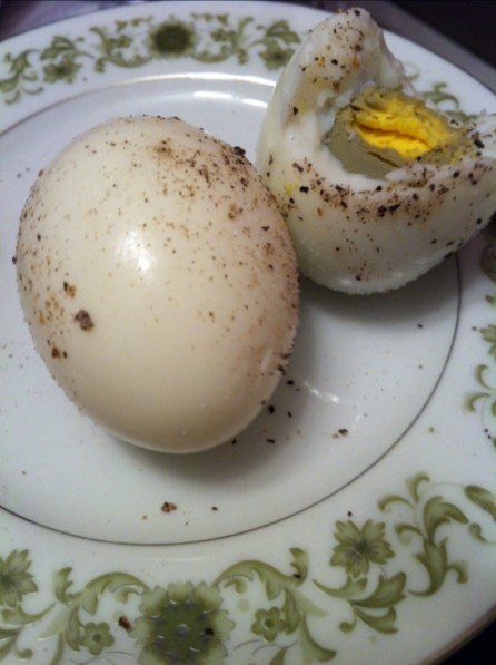 boiled eggs