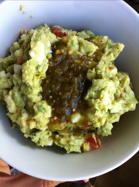 guacamole egg salad