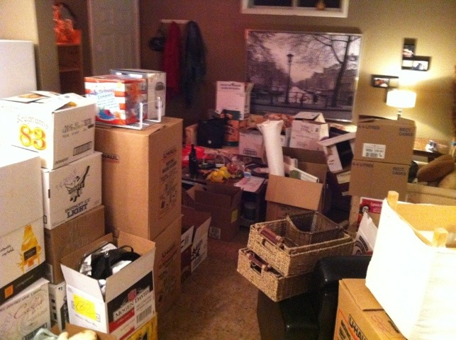 The night before move-out